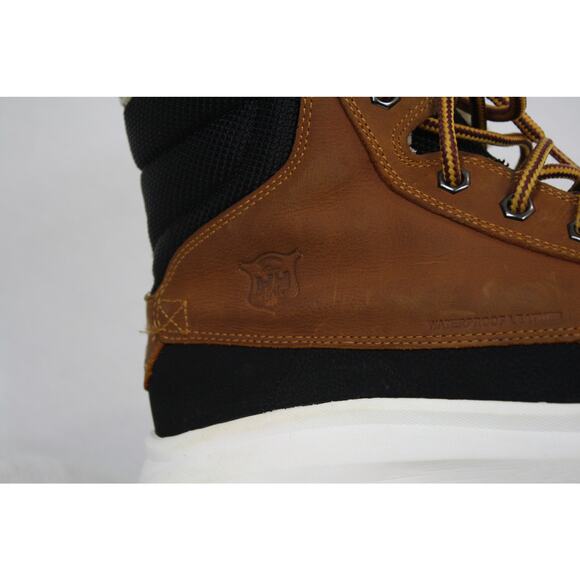 Helly Hansen Waterproof Leather Boots Mens 12 Brown Insulated Winter main image 12